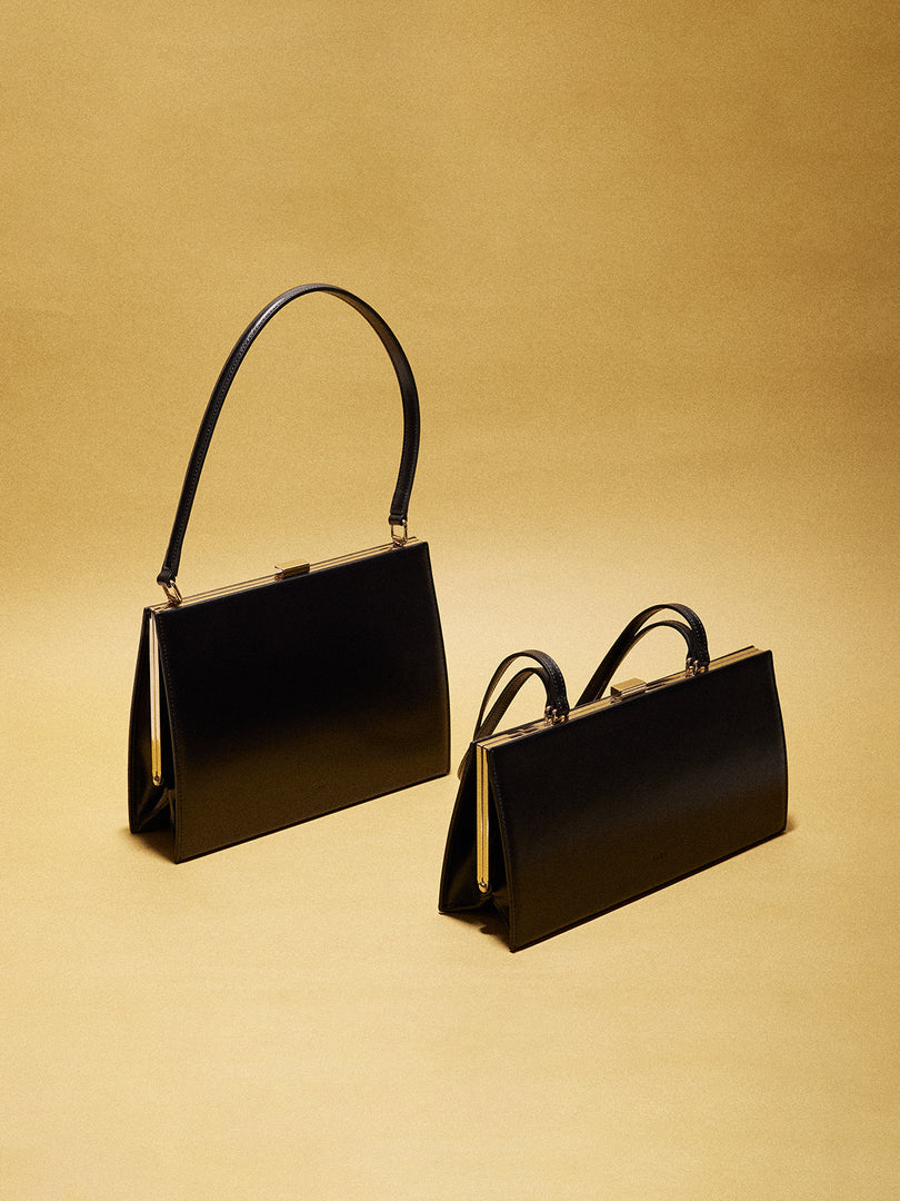Mona Medium Frame Bag Green Calf