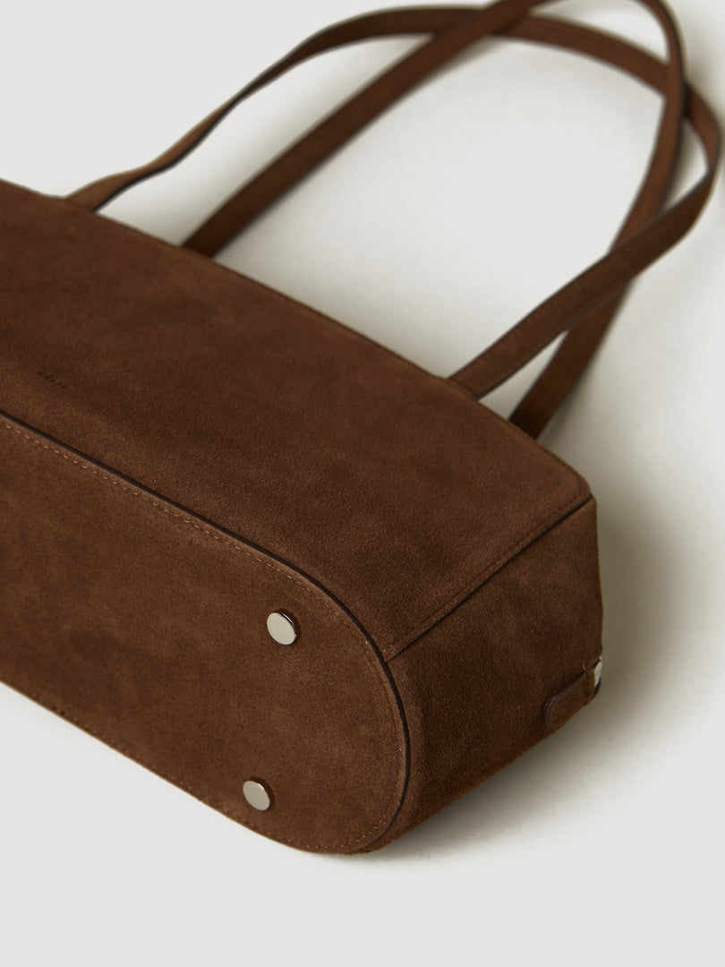 Dahlia Shoulder Bag Suede Brown