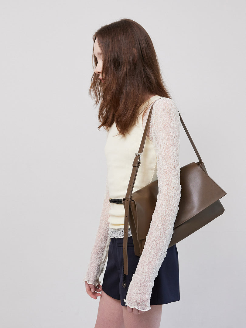 Anzu Flap Bag Brown