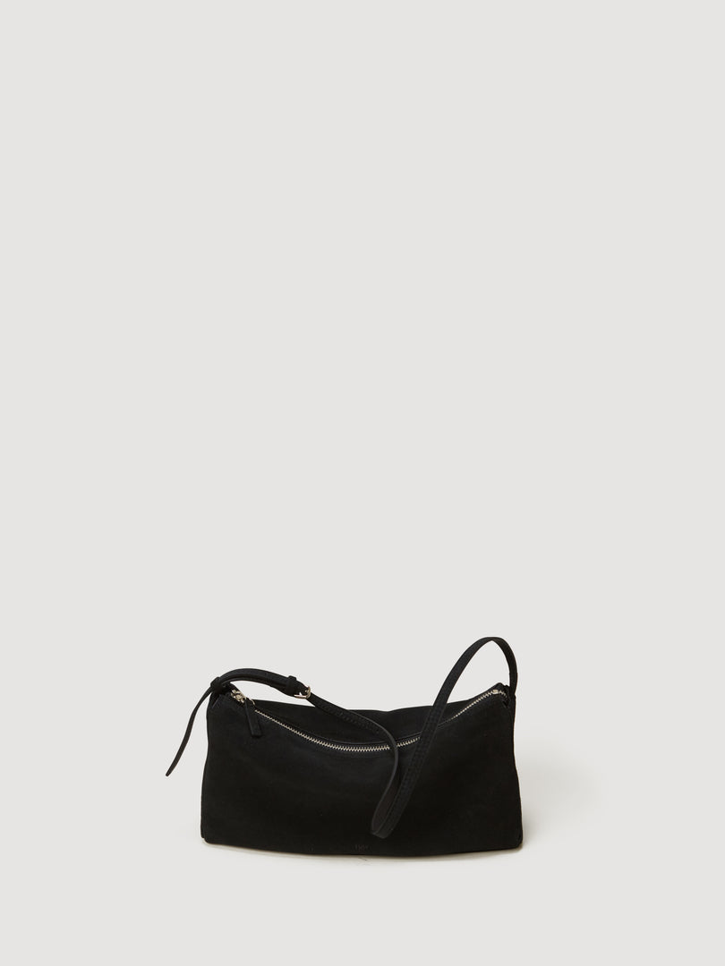 Cosmo Shoulder Bag Suede Black