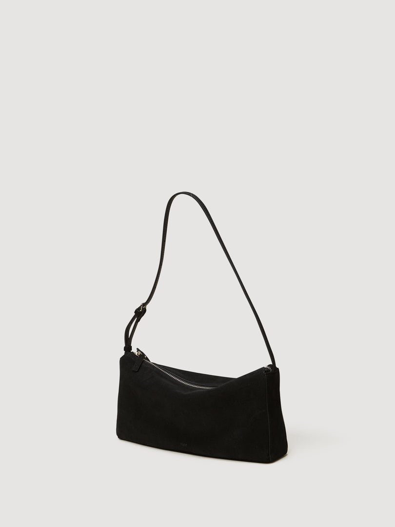 Cosmo Shoulder Bag Suede Black