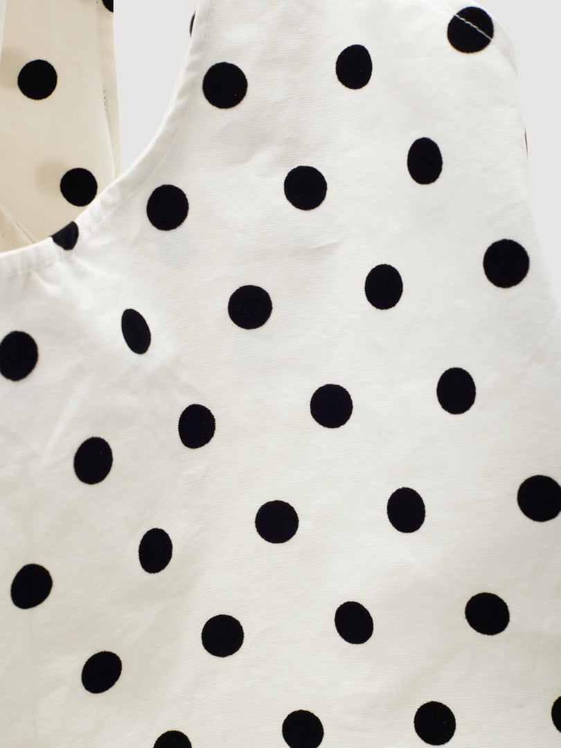Flower Market Bag - Ivory Dot