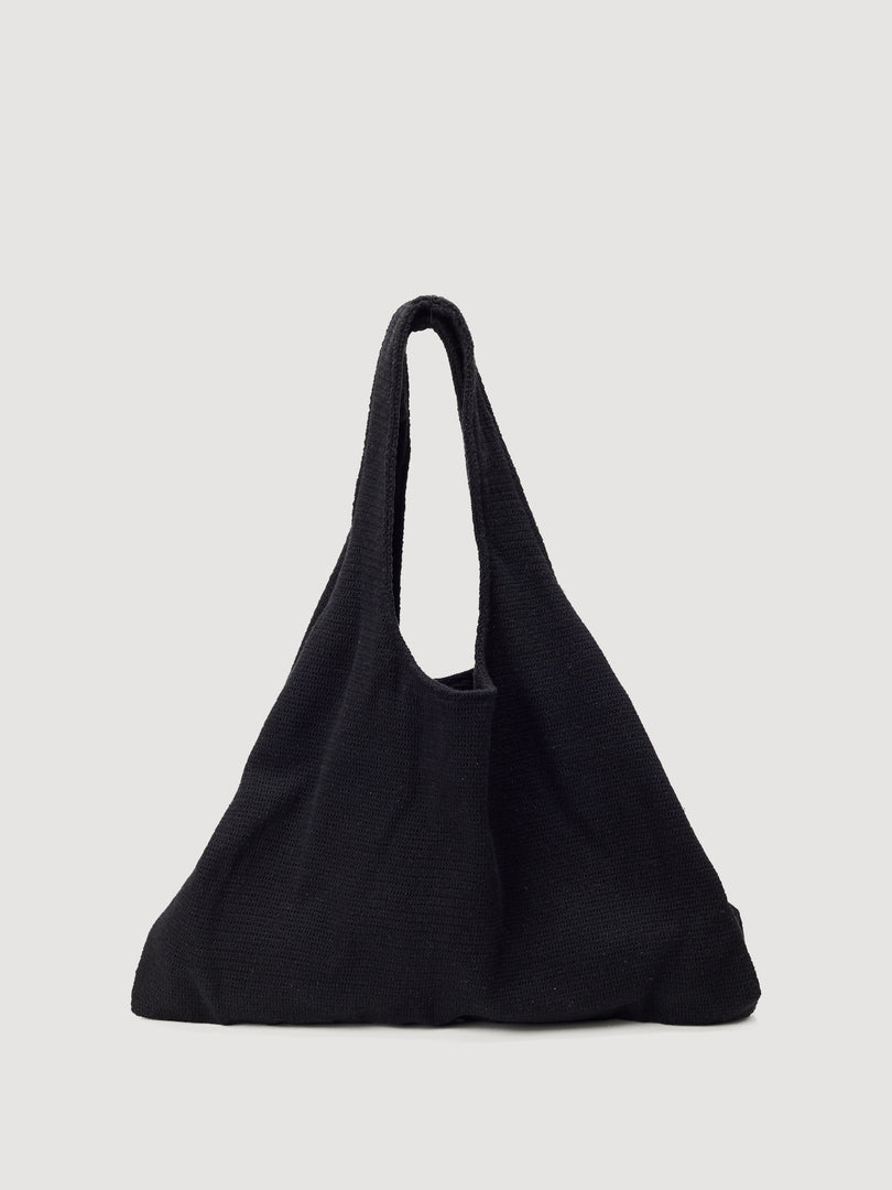 Flower Market Bag - Natural Net Black