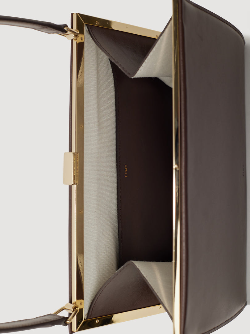 Mona Frame Bag Brown