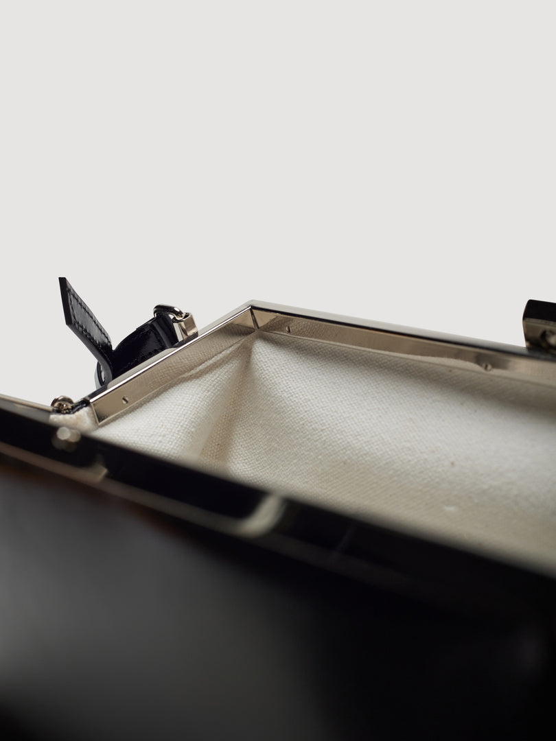 Sage Mini Frame Bag Black