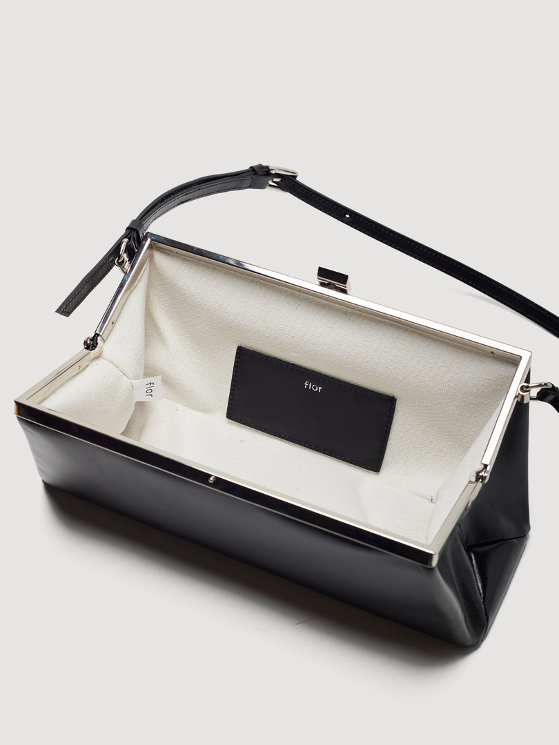 Sage Mini Frame Bag Black