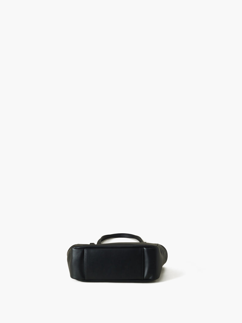 Moss Mini Leather Shoulder Bag Black