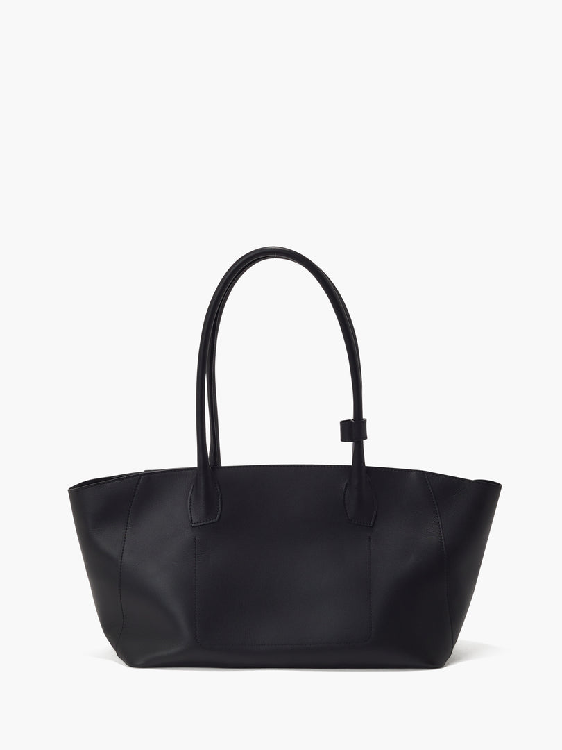 Mag Leather Tote Bag Black