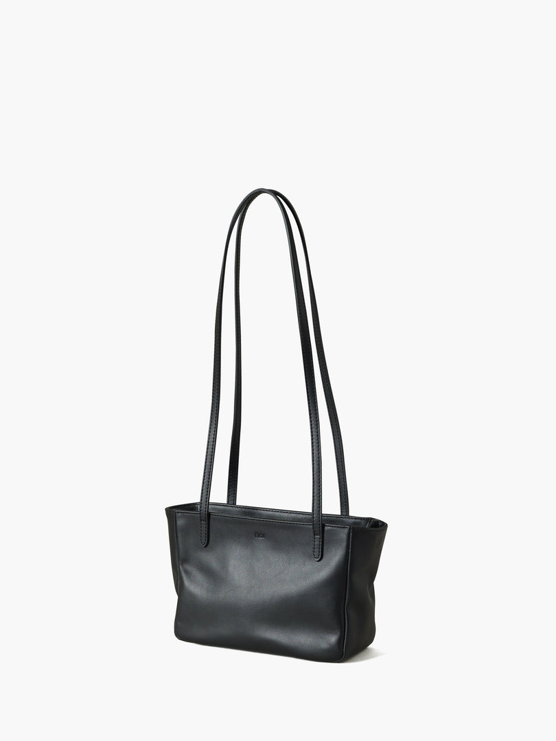 Moss Mini Leather Shoulder Bag Black