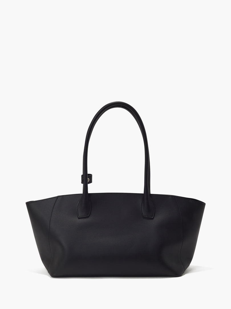 Mag Leather Tote Bag Black