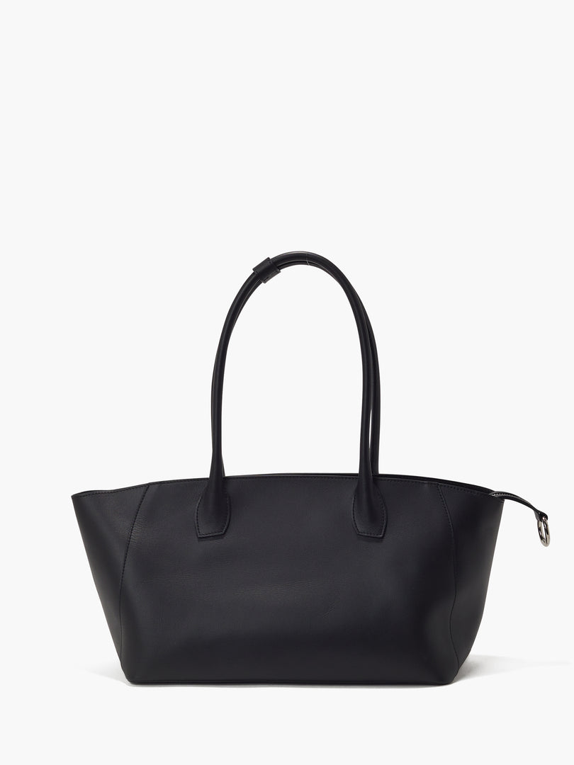 Mag Leather Tote Bag Black