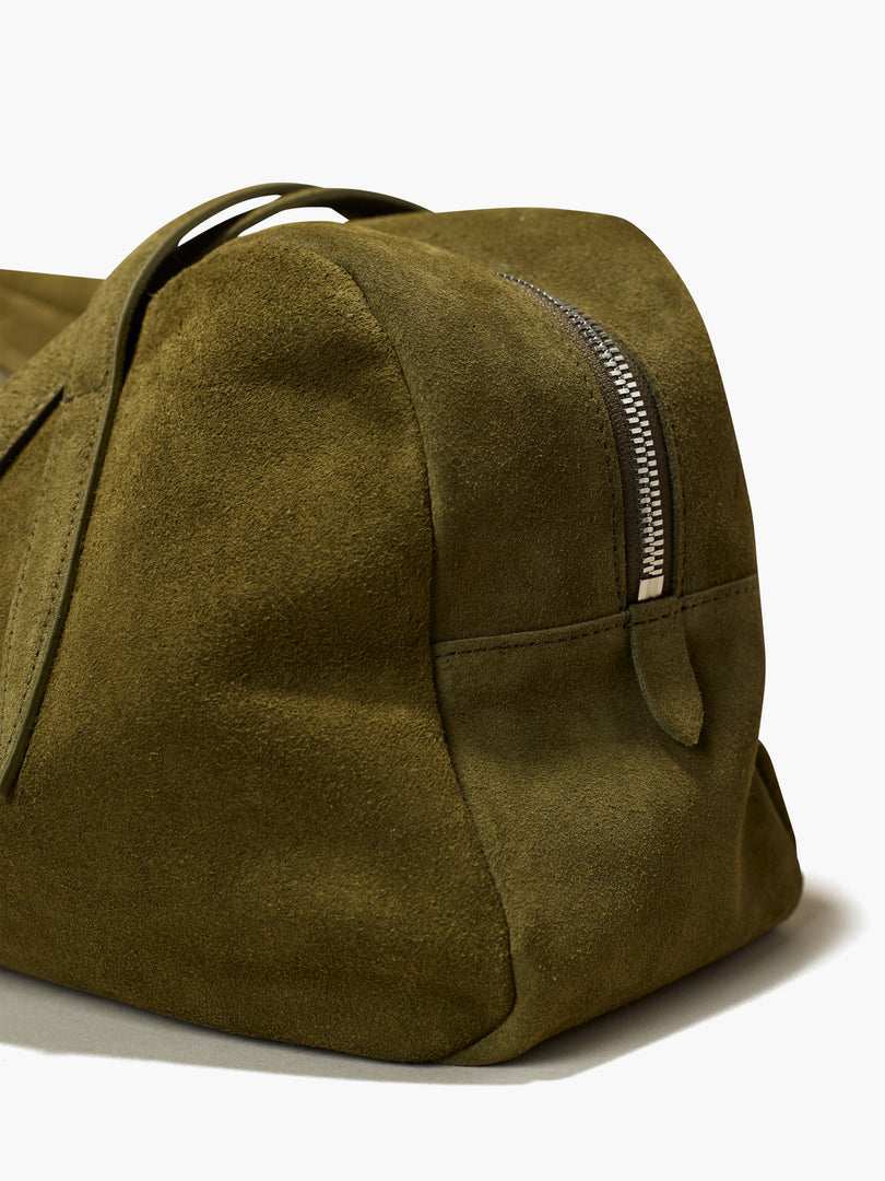 Willo Flute Shoulder Bag Suede Olive