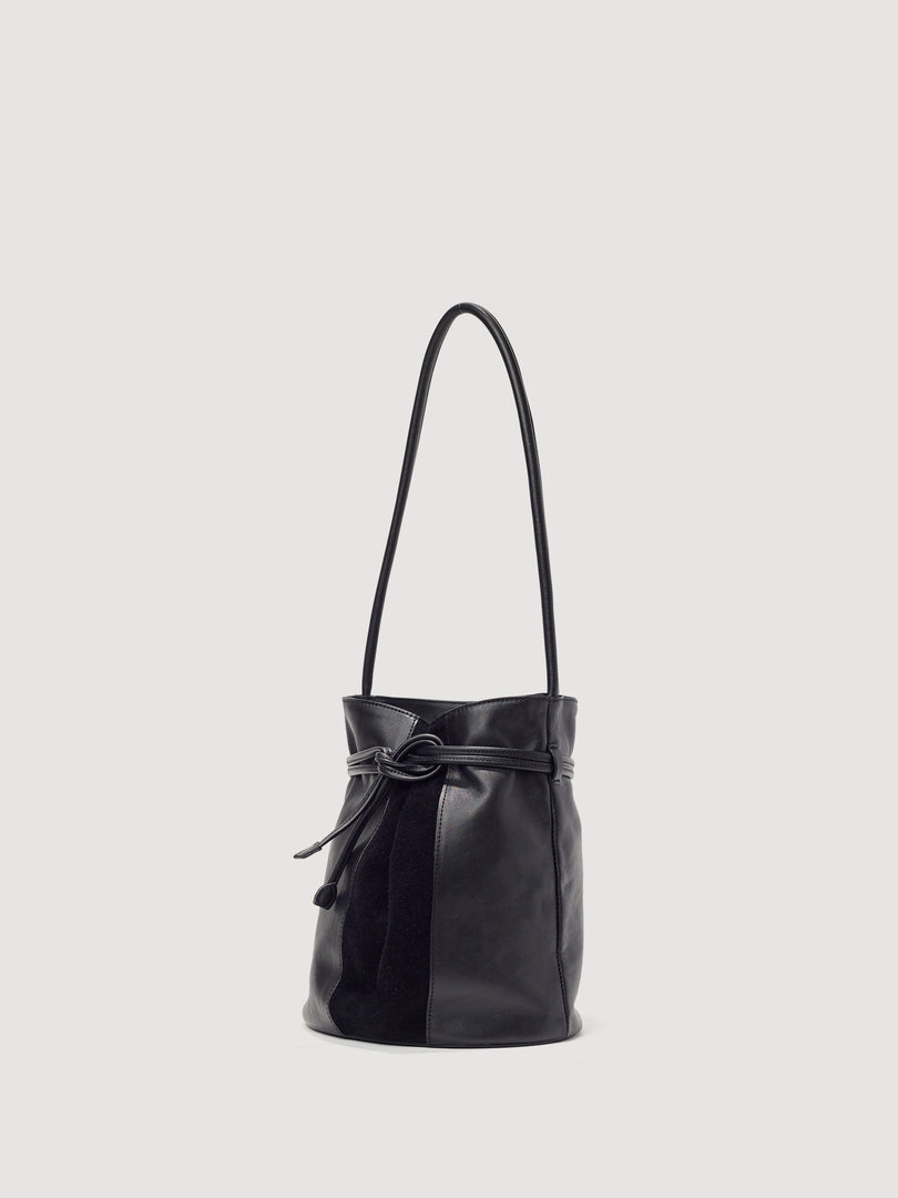 [Ships as available from 10/24] Tulip Bucket Bag Black