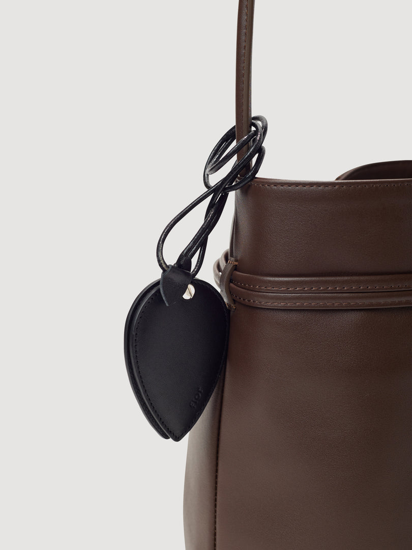 [Ships as available from 10/24] Tulip Bucket Bag Brown