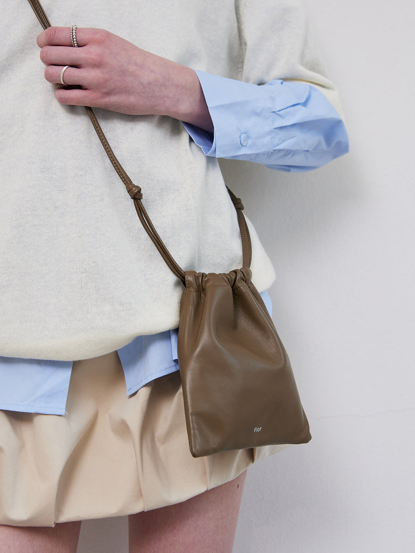 Kara Cross Bag Mini Brown