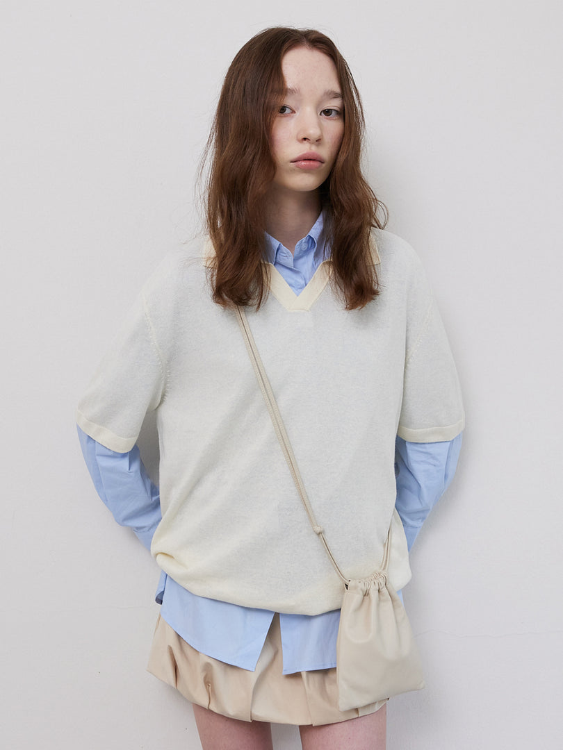 Kara Cross Bag Mini Ivory