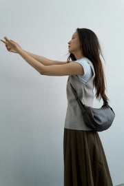 Ohwi Leather Sling Bag Brown