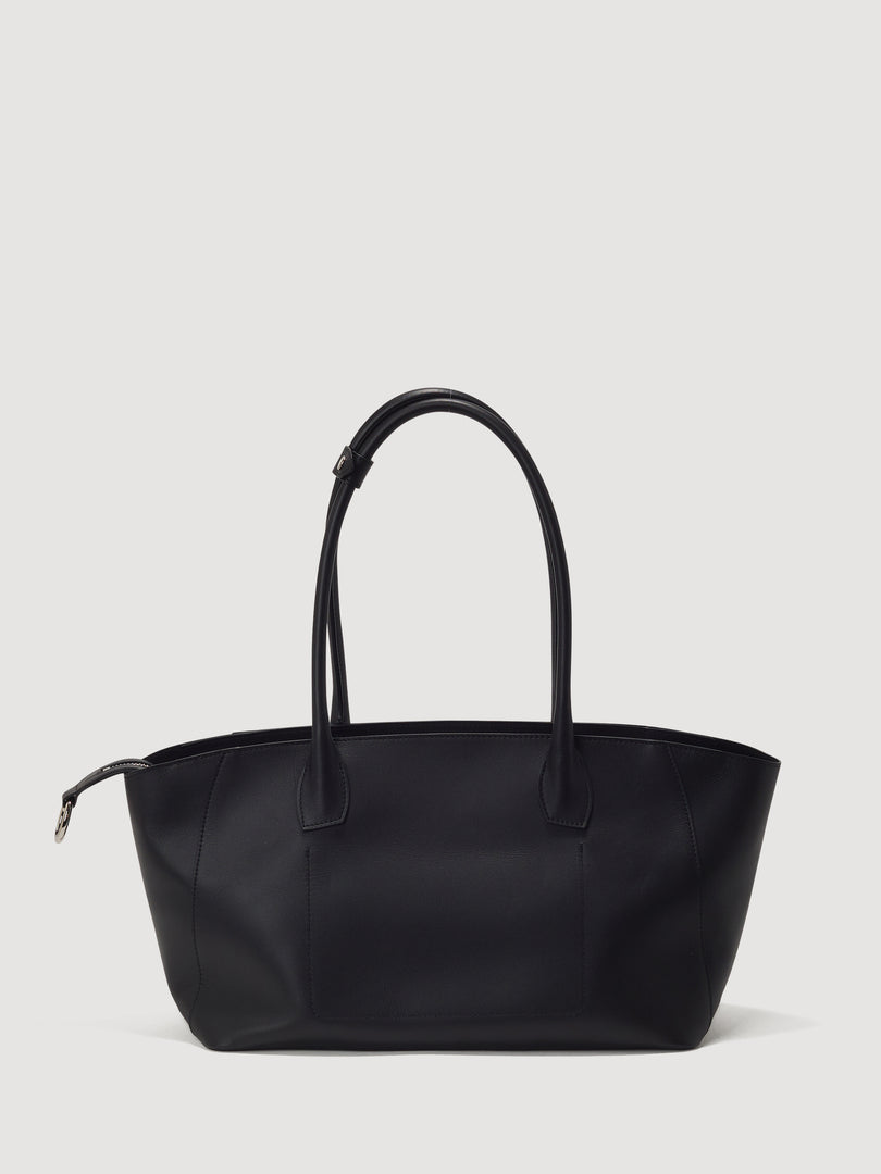 [Pre-order · Ships from Jun 22] Mag Leather Tote Bag Black