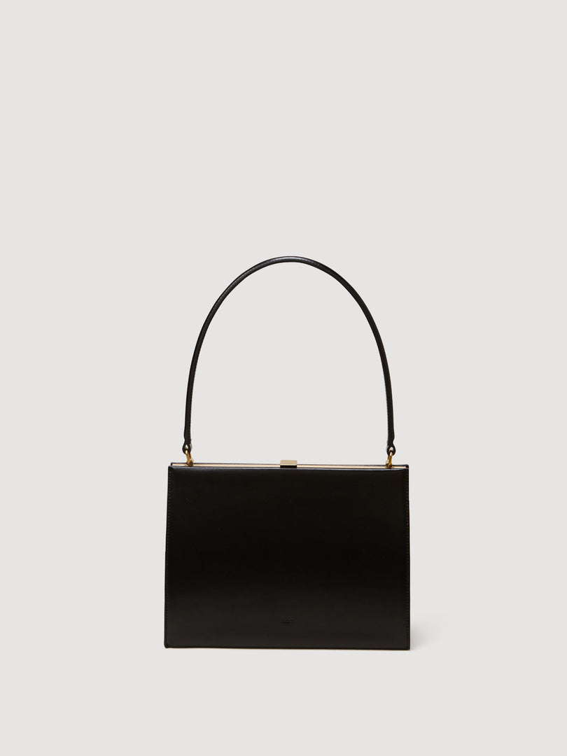 [Refurb Sale] Mona Frame Bag Black Calf_Gold Frame