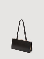 Mona Medium Frame Bag Black Calf