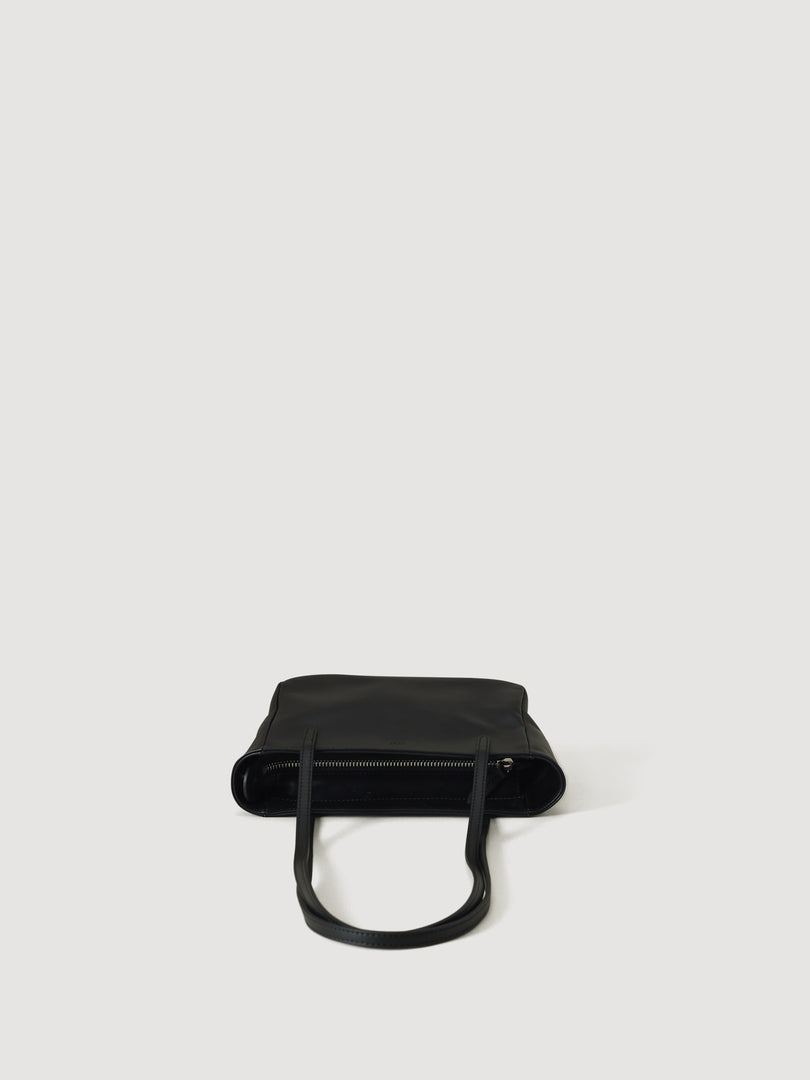 Moss Mini Leather Shoulder Bag Black