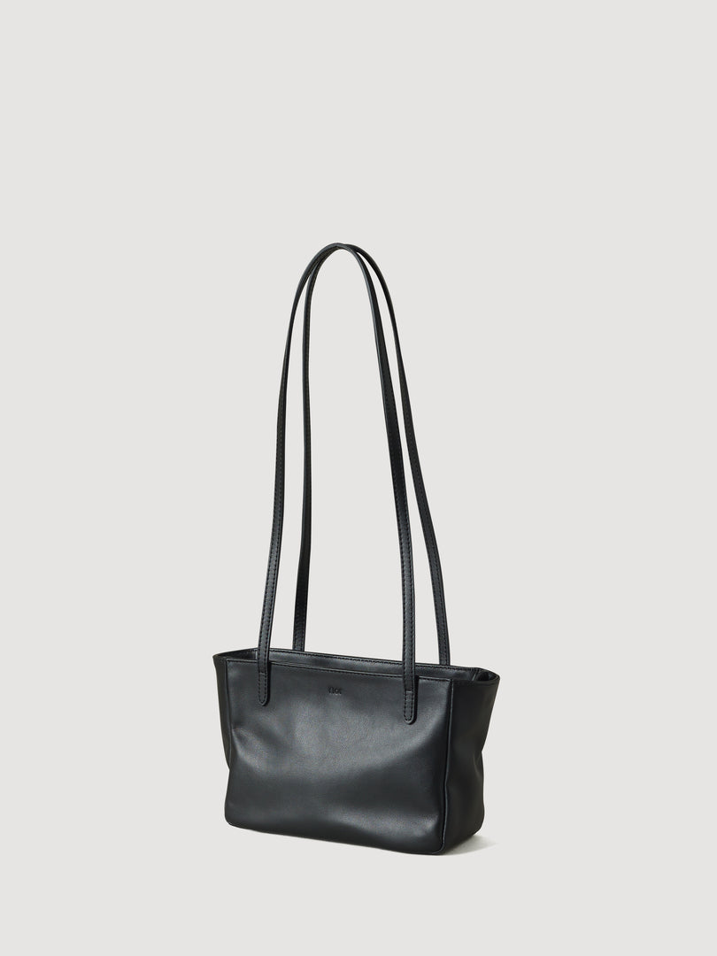 Moss Mini Leather Shoulder Bag Black