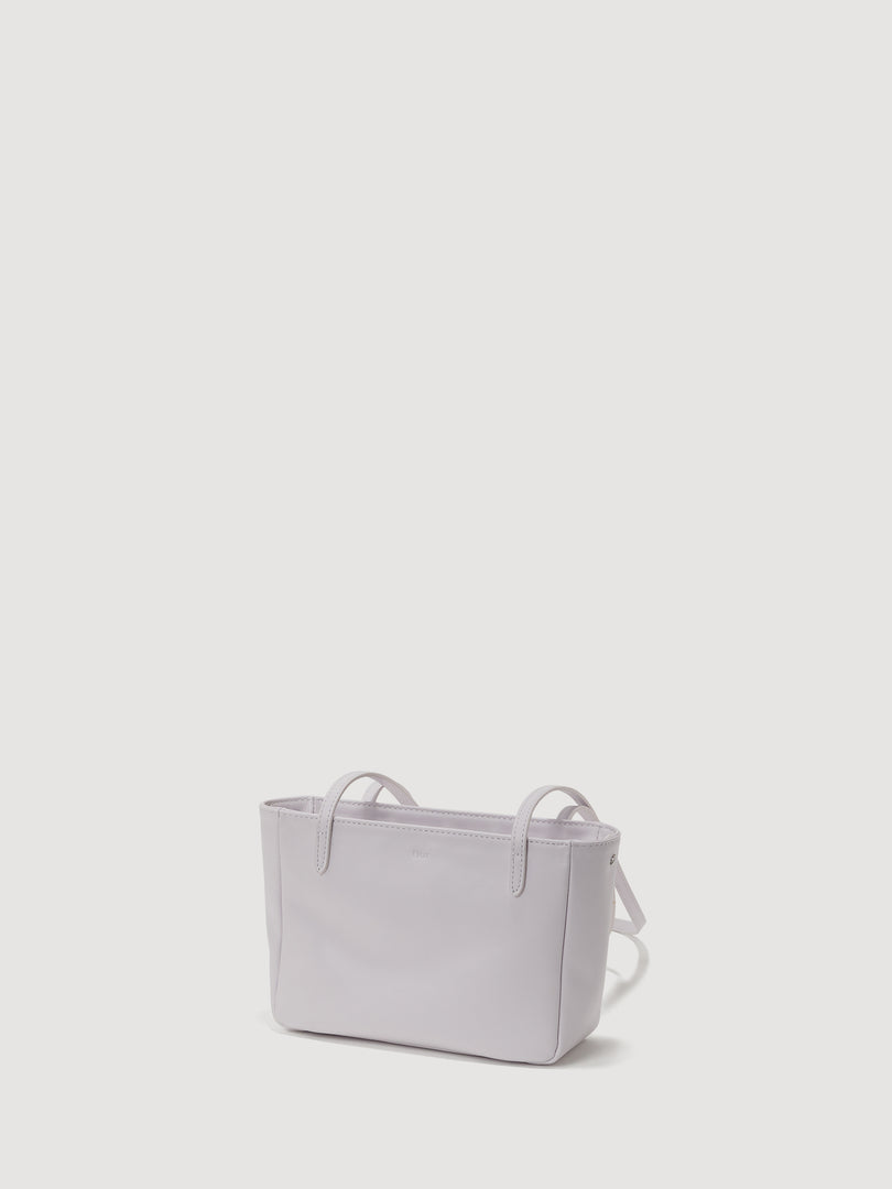 Moss Mini Leather Shoulder Bag Lavender