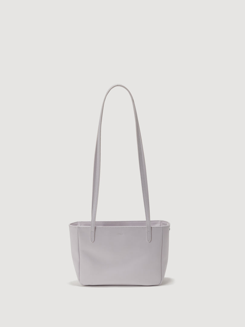 Moss Mini Leather Shoulder Bag Lavender