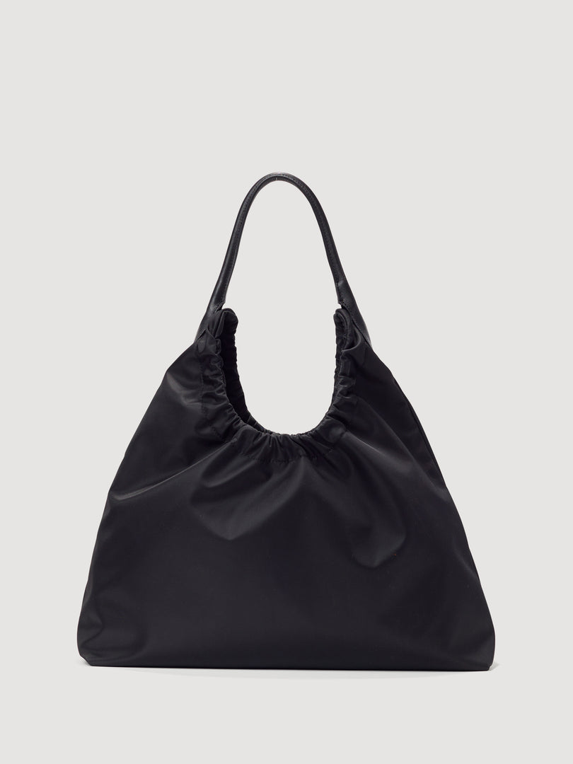 [Ships as available from 10/24] Kara Nylon Shoulder Bag Black