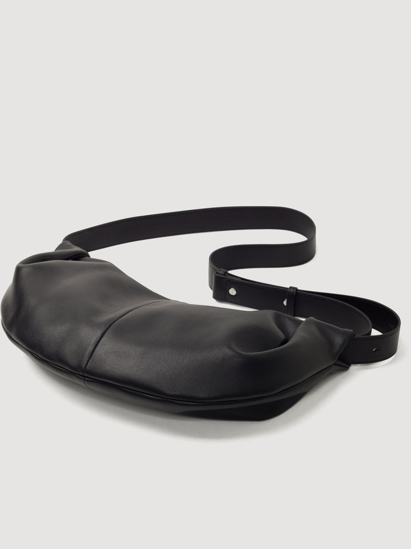 Ohwi Leather Sling Bag Black
