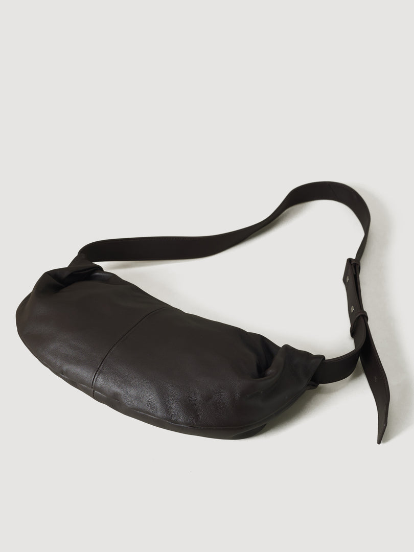 Ohwi Leather Sling Bag Brown