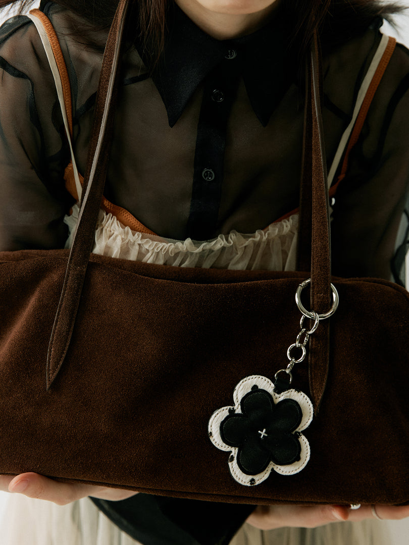 [Ships as available from 10/24] Pansy Keyring Black dot