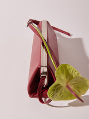 Sage Mini Frame Bag Burgundy