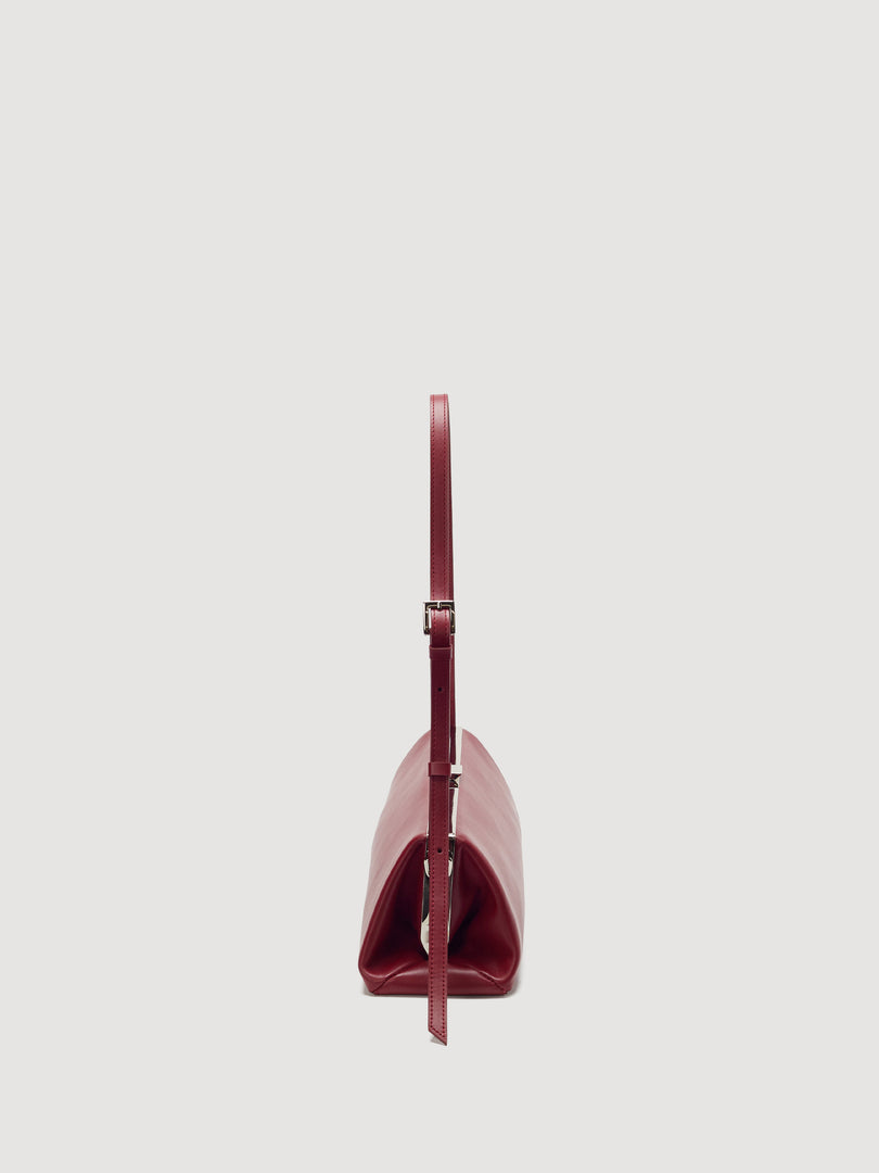 Sage Mini Frame Bag Burgundy
