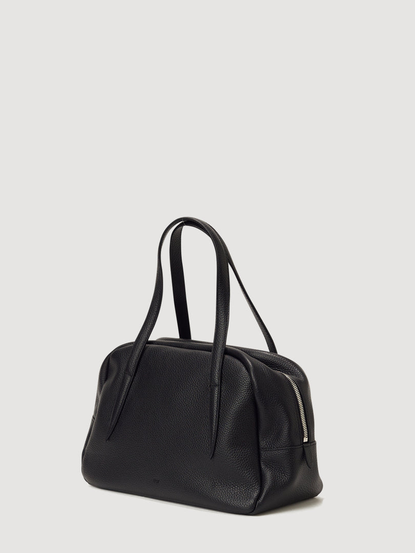 Willo Leather Bowling Bag Black