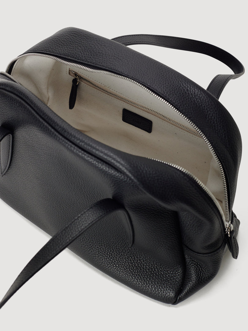 Willo Leather Bowling Bag Black