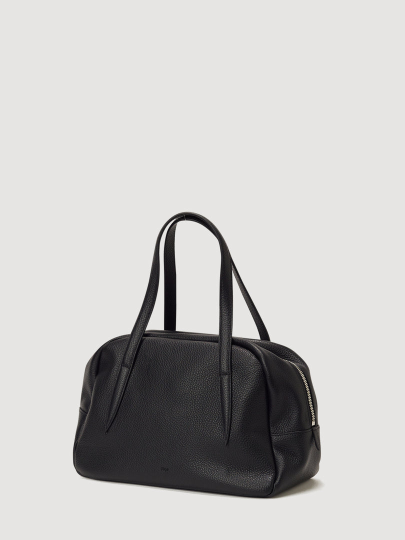 Willo Leather Bowling Bag Black