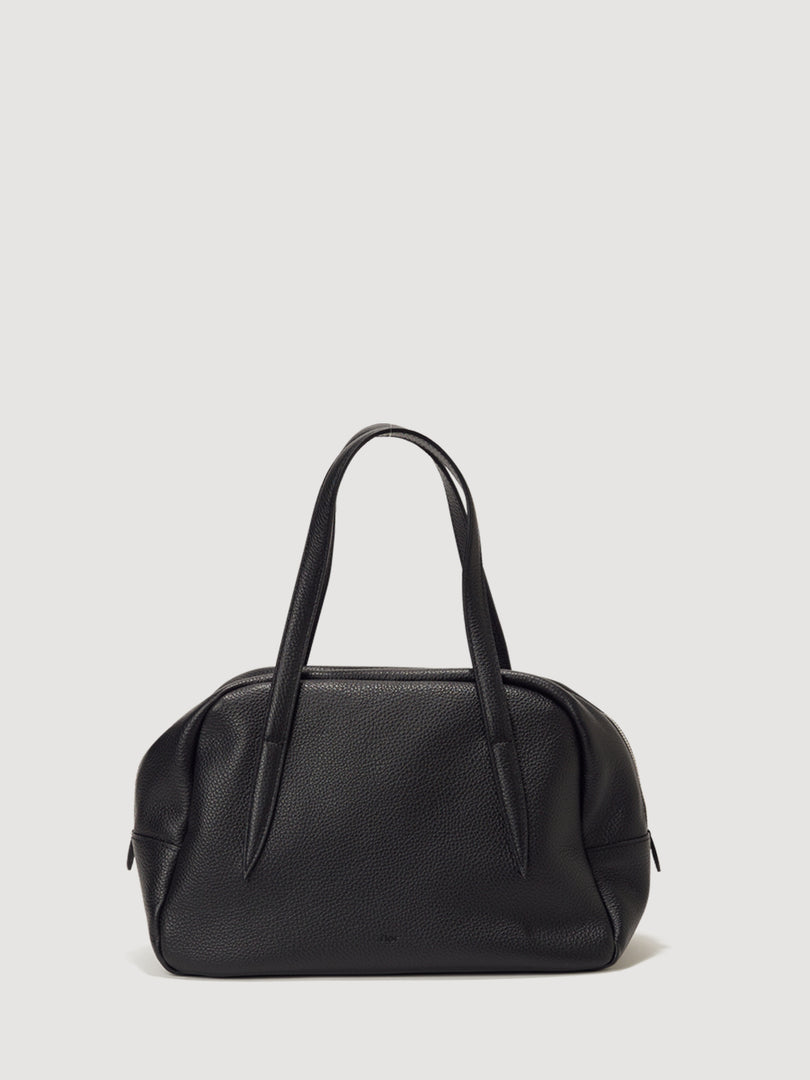Willo Leather Bowling Bag Black