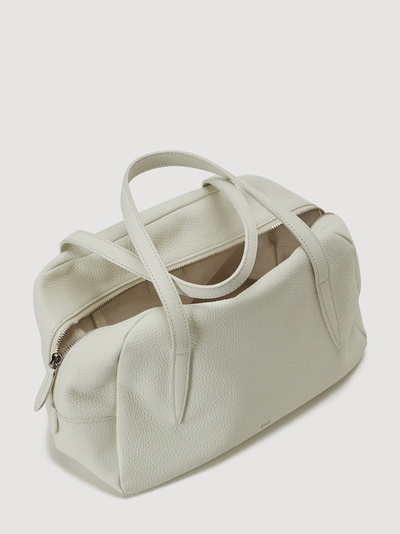 Willo Leather Bowling Bag Ivory