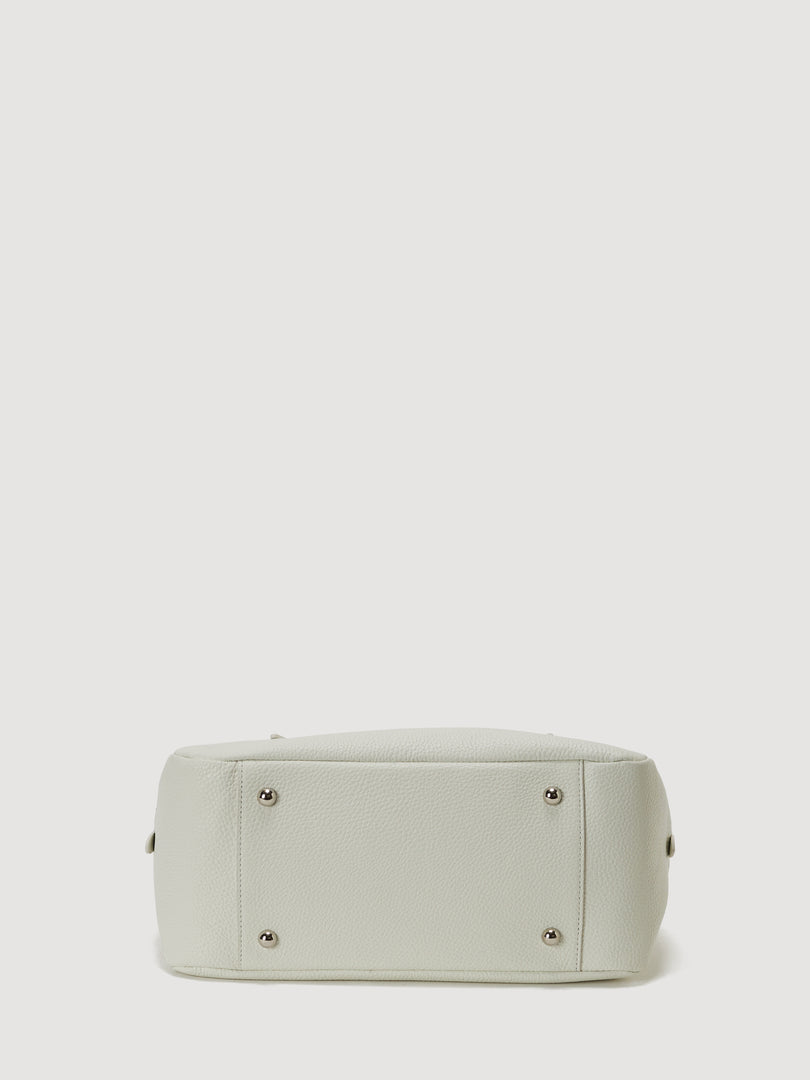 Willo Leather Bowling Bag Ivory