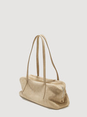 Willo Flute Bag Suede Beige