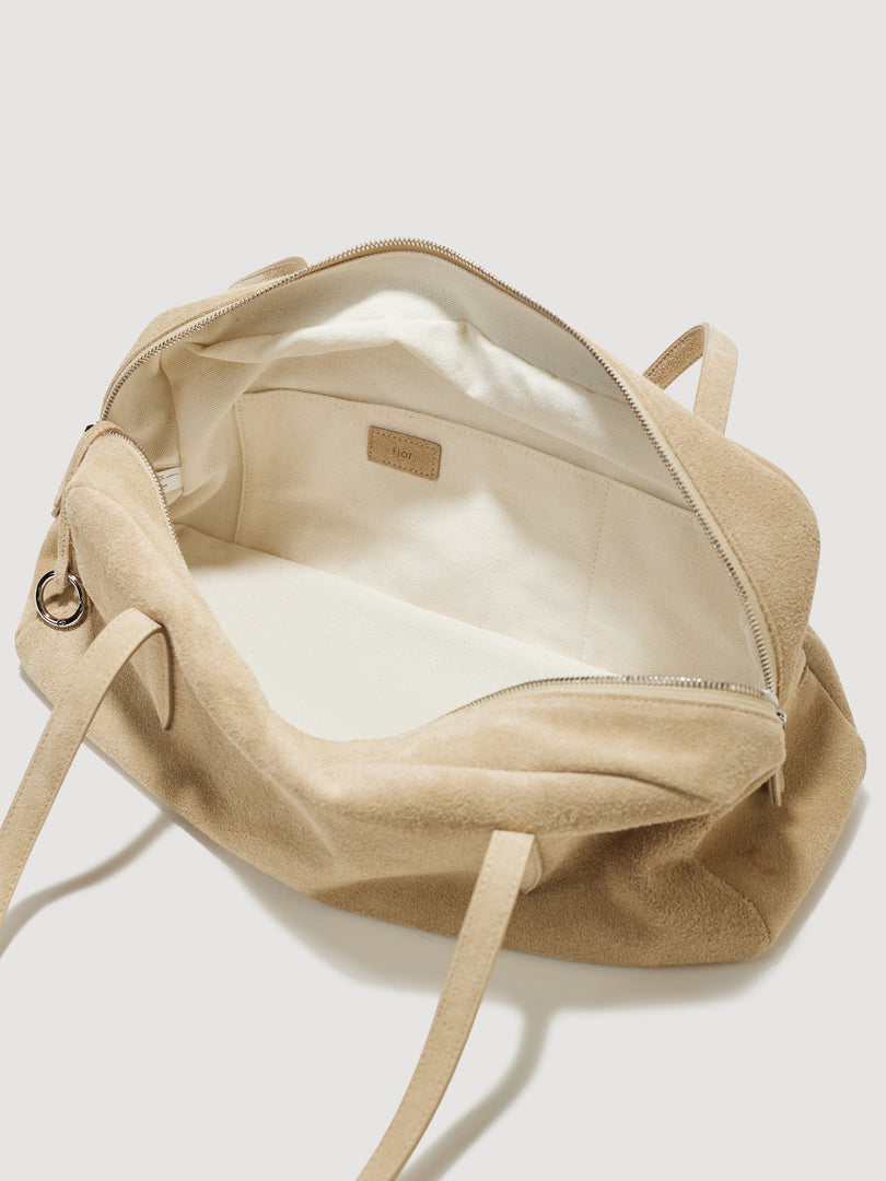 Willo Flute Bag Suede Beige