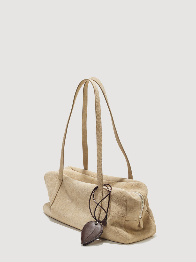Willo Flute Bag Suede Beige