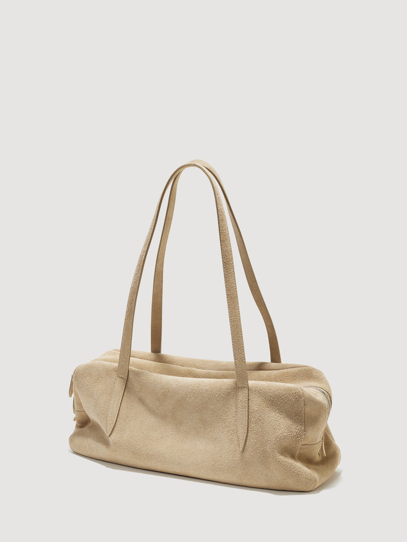 Willo Flute Bag Suede Beige