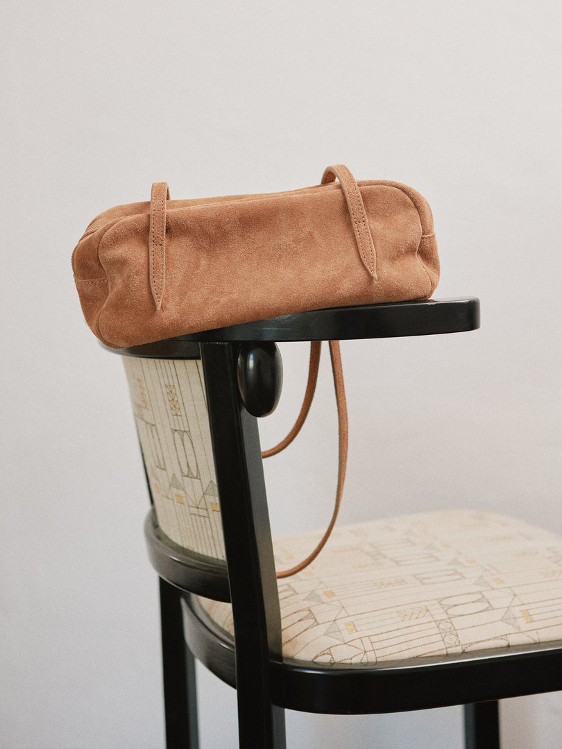 Willo Flute Bag Mini Suede Camel