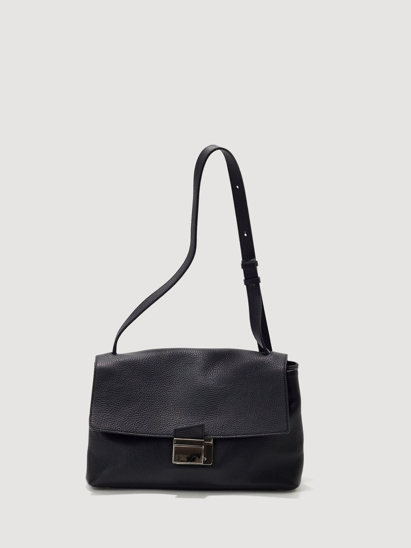 [Pre-order · Ships from Dec 26] Delfi Satchel Bag Black