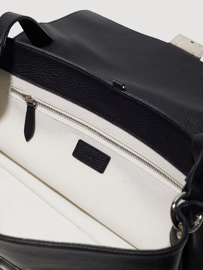 [Pre-order · Ships from Dec 26] Delfi Satchel Bag Large Black