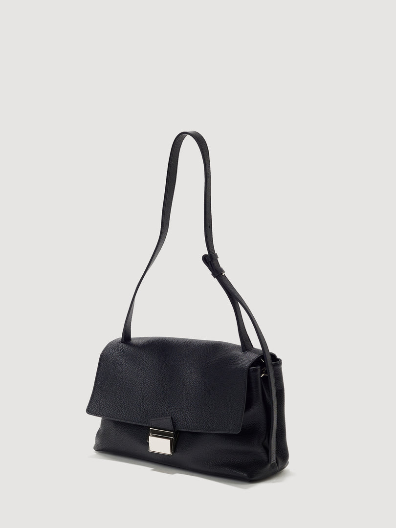 [Pre-order · Ships from Dec 26] Delfi Satchel Bag Black