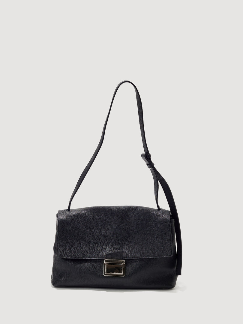 [Pre-order · Ships from Dec 26] Delfi Satchel Bag Black