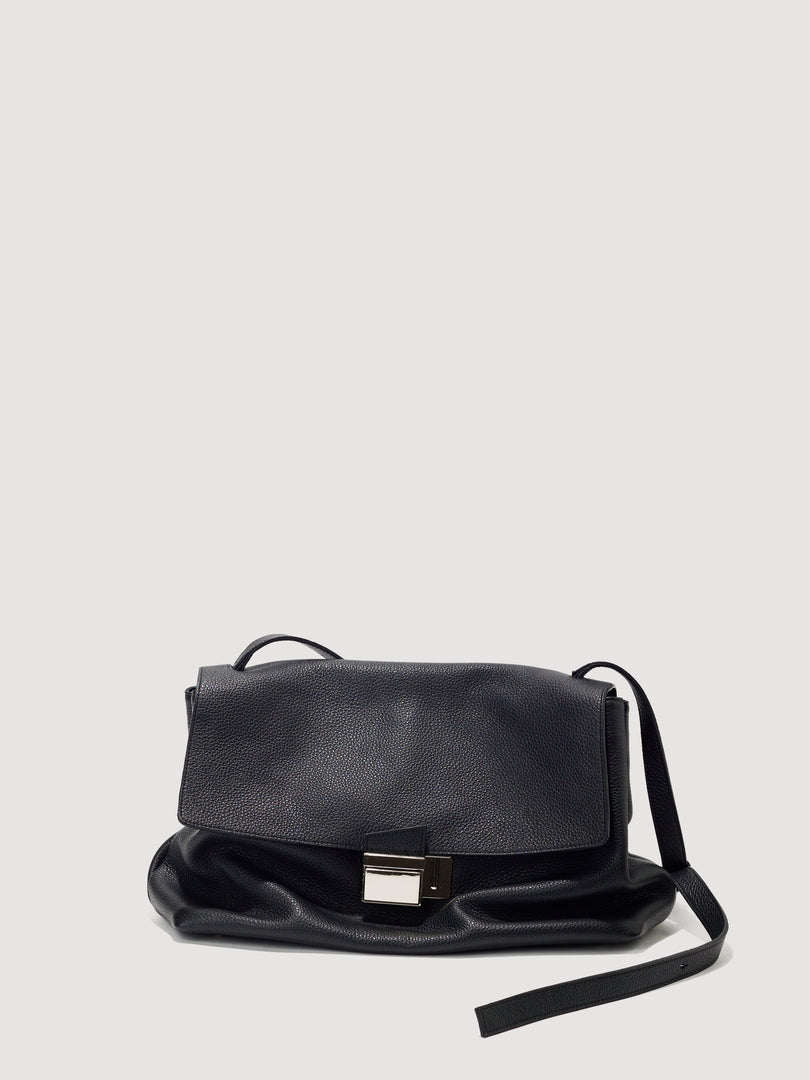 [Pre-order · Ships from Dec 26] Delfi Satchel Bag Large Black